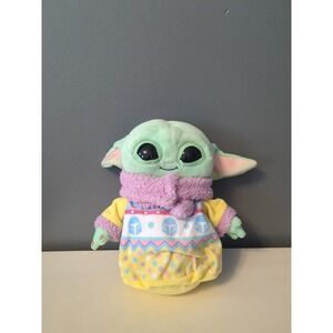 Baby Yoda Grogu Easter Plush 8" Star Wars Mandalorian Eggs Spring Child Mattel